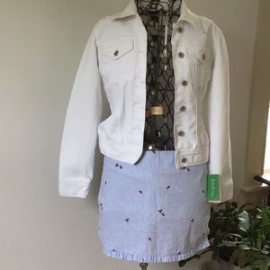 Lily Pulitzer seersucker summer skirt.